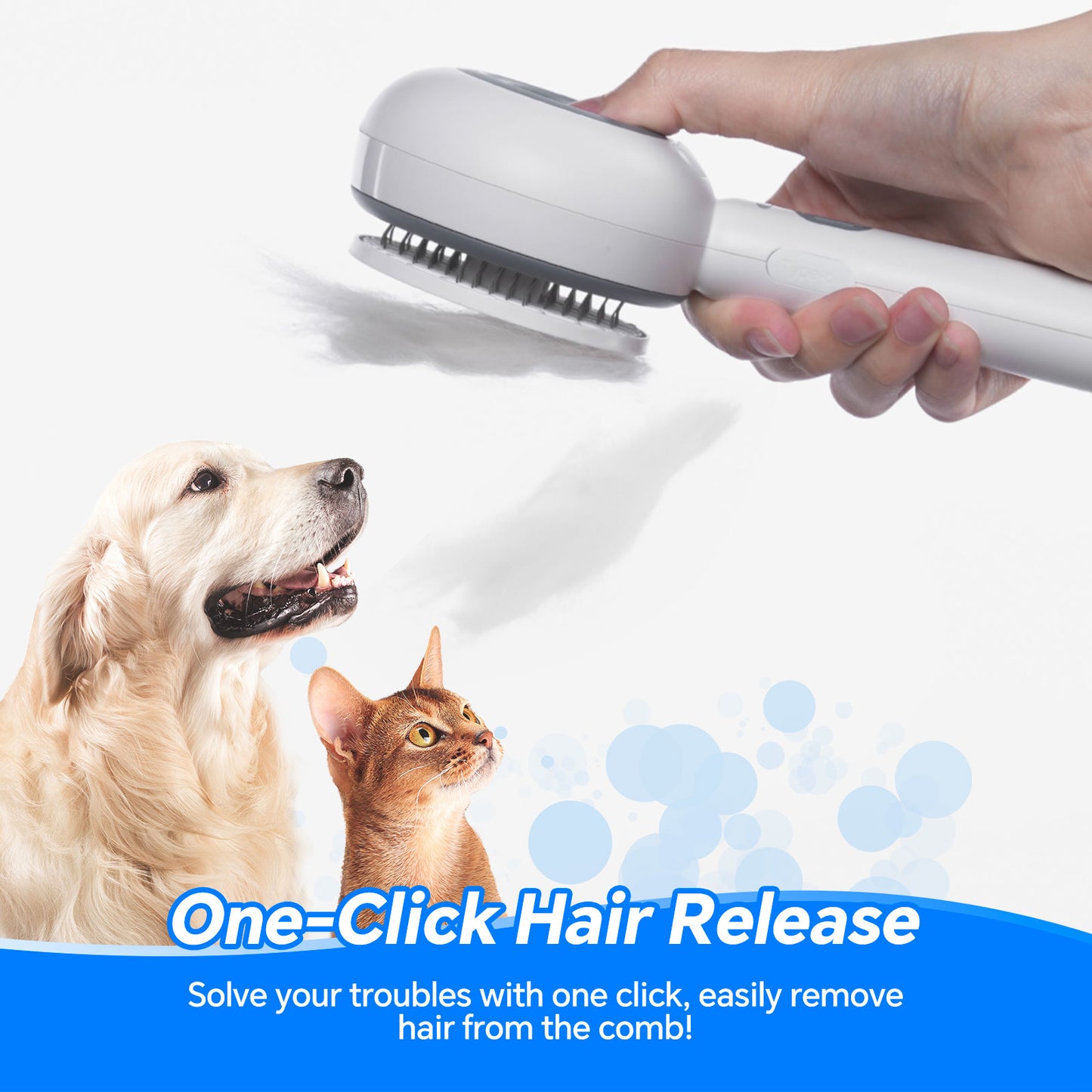 3-in-1 Pet Steam Brush