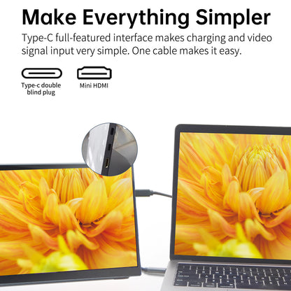 3DOEX 10.5" Portable Monitor, 3:2 1280P FHD IPS Display with HDR10, Ultra-Slim Mini Screen for Laptop PC Phone Game