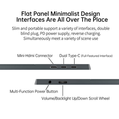 3DOEX 10.5" Portable Monitor, 3:2 1280P FHD IPS Display with HDR10, Ultra-Slim Mini Screen for Laptop PC Phone Game