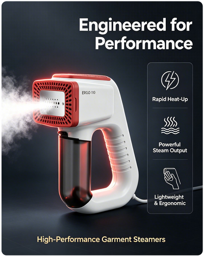 3600Pa Vacuum Steamer,Recycled Steam, Handheld Steamer for Clothes,Fabric