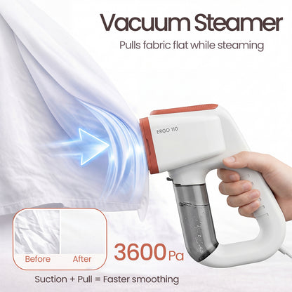 3600Pa Vacuum Steamer,Recycled Steam, Handheld Steamer for Clothes,Fabric