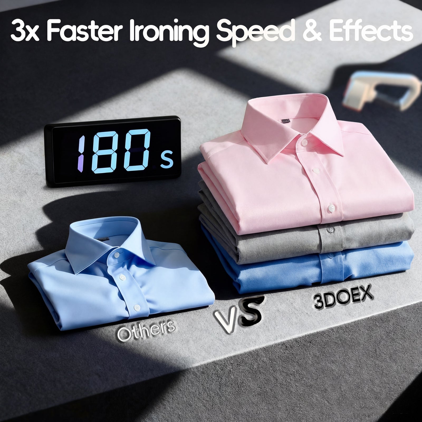 Vacuum Steamer for Clothes, 2000Pa&3600Pa Suction Handheld Clothes Steamer,3 In 1 Portable Travel Steamer for Clothes,Garment Steamer With 122ml Water Tank (for 110-120V) (Pearl White)