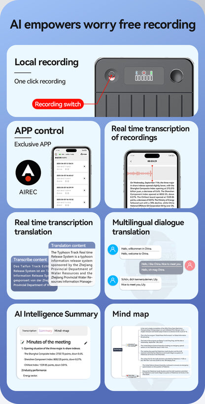 AI Voice Recorder A3